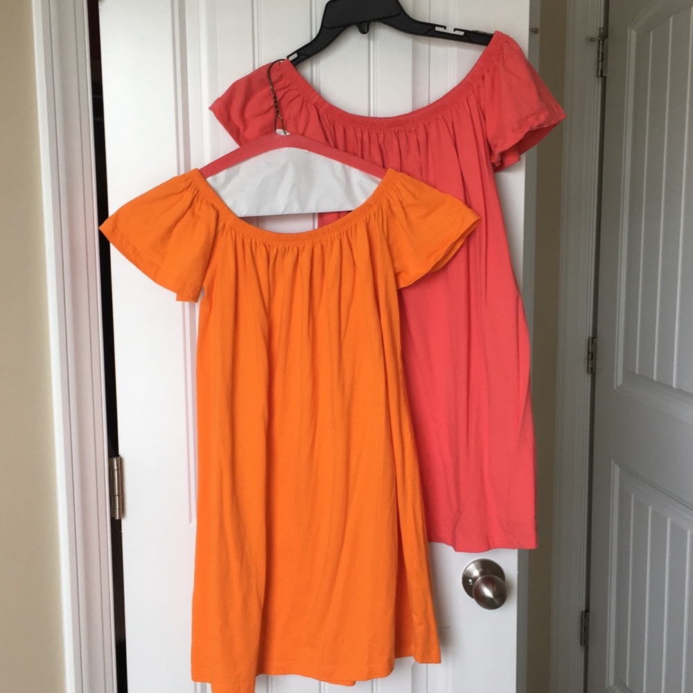 ASOS off the shoulder dress bundle